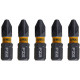 DeWALT DT7387T-QZ Embouts Impact Torsion Pz2 x 25 mm, 5 pieces
